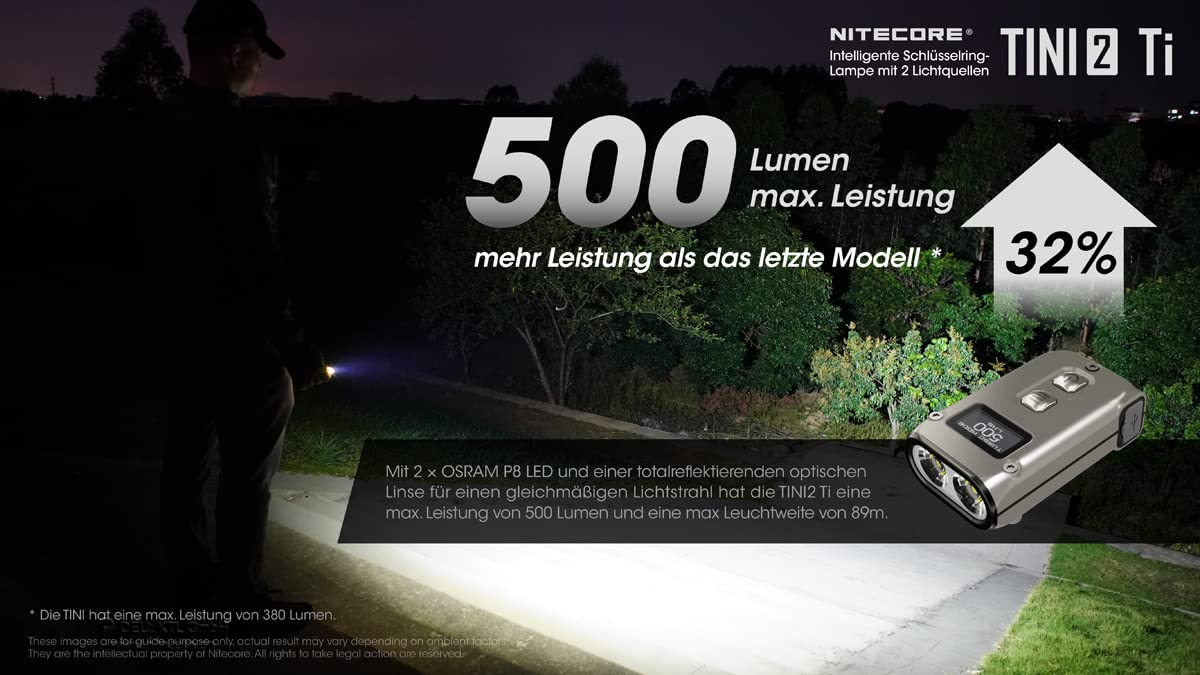 Amazon.co.jp: NITECORE TINI2 Ti チタンボディ 超小型軽量多機能強力